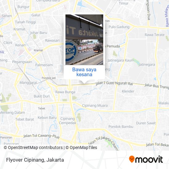 Peta Flyover Cipinang