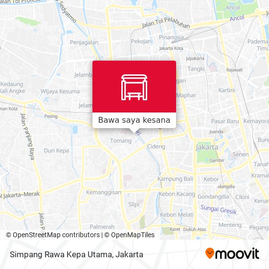 Peta Simpang Rawa Kepa Utama