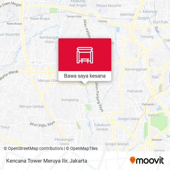 Peta Kencana Tower Meruya Ilir