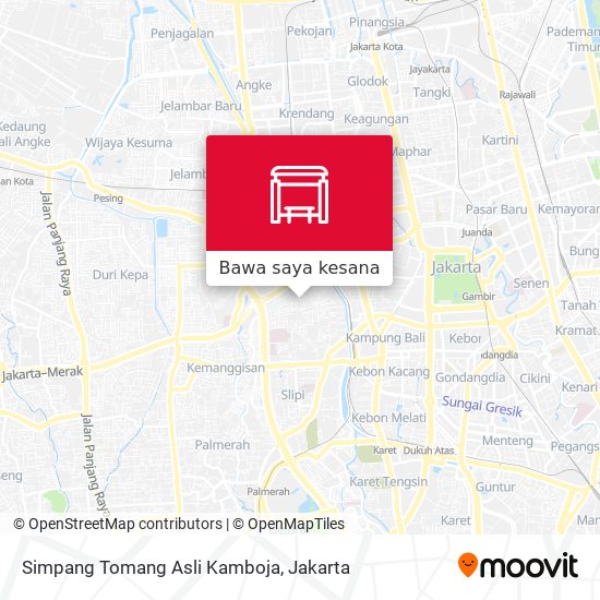 Peta Simpang Tomang Asli Kamboja