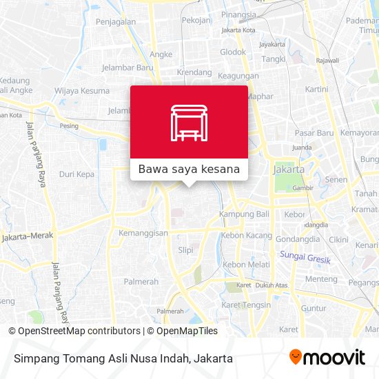 Peta Simpang Tomang Asli Nusa Indah