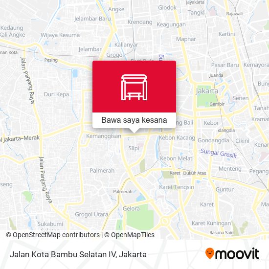 Peta Jalan Kota Bambu Selatan IV