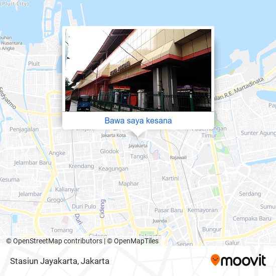 Peta Stasiun Jayakarta