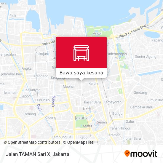 Peta Jalan TAMAN Sari X