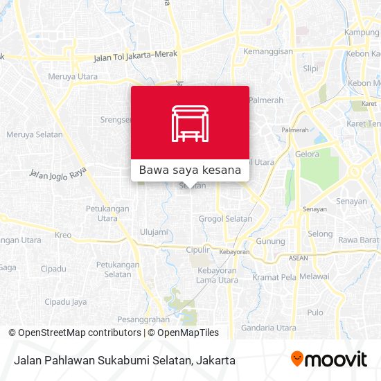 Peta Jalan Pahlawan Sukabumi Selatan