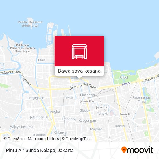 Peta Pintu Air Sunda Kelapa