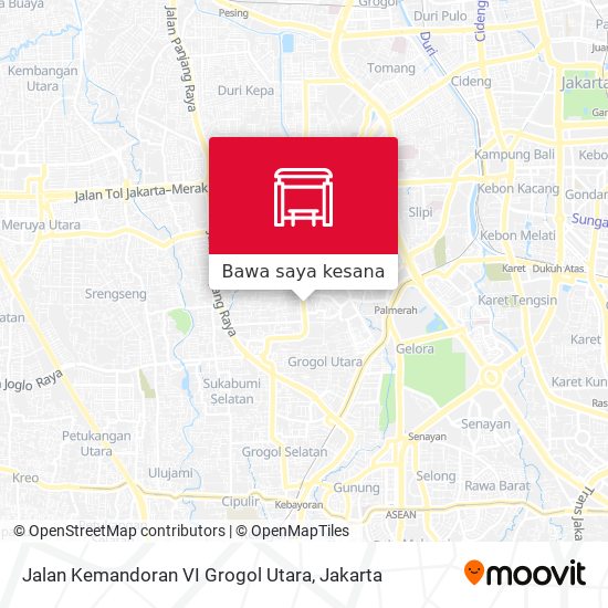 Peta Jalan Kemandoran VI Grogol Utara