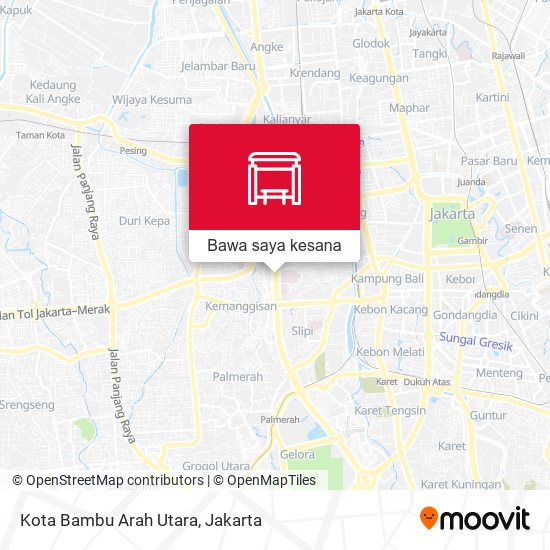 Peta Kota Bambu Arah Utara