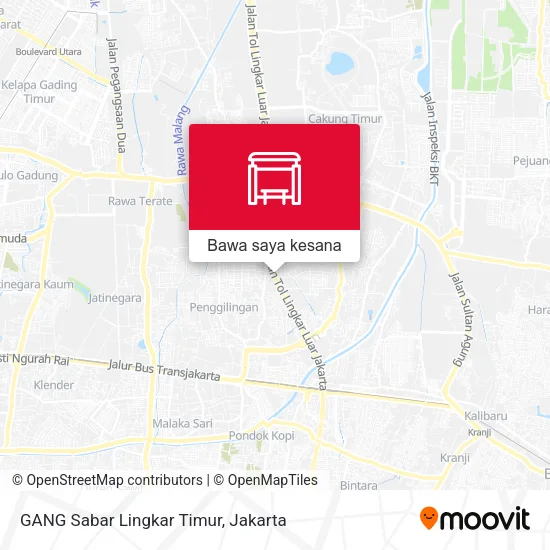 Peta GANG Sabar Lingkar Timur