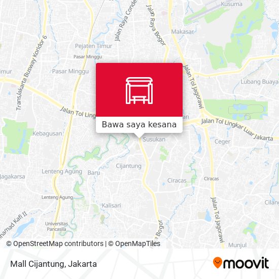 Peta Mall Cijantung