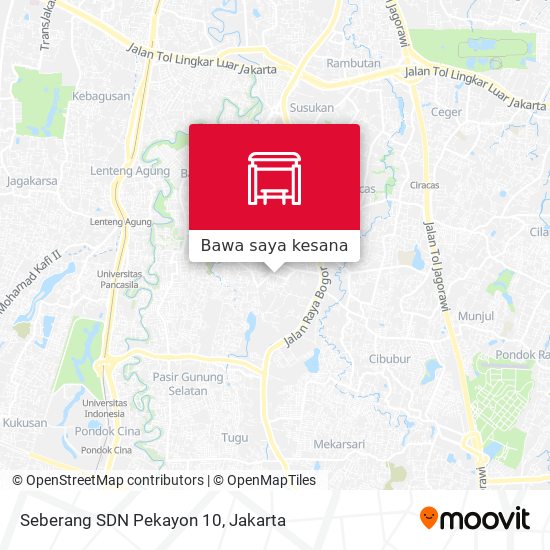 Peta Seberang SDN Pekayon 10