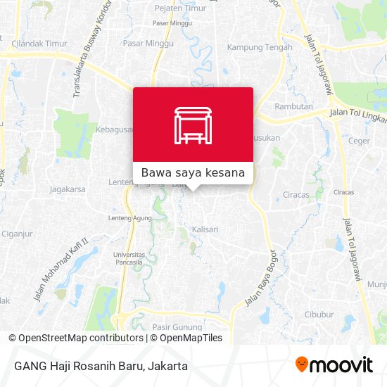 Peta GANG Haji Rosanih Baru