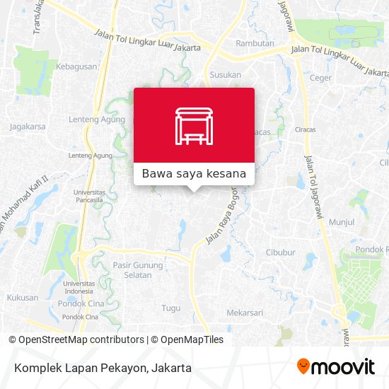 Peta Komplek Lapan Pekayon