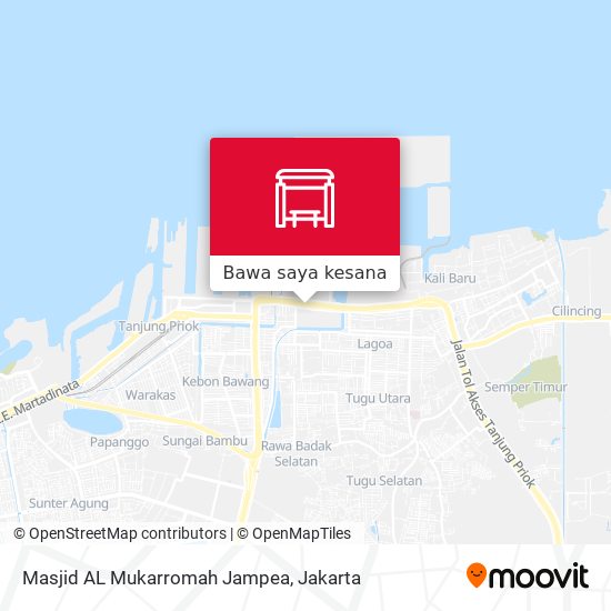 Peta Masjid AL Mukarromah Jampea