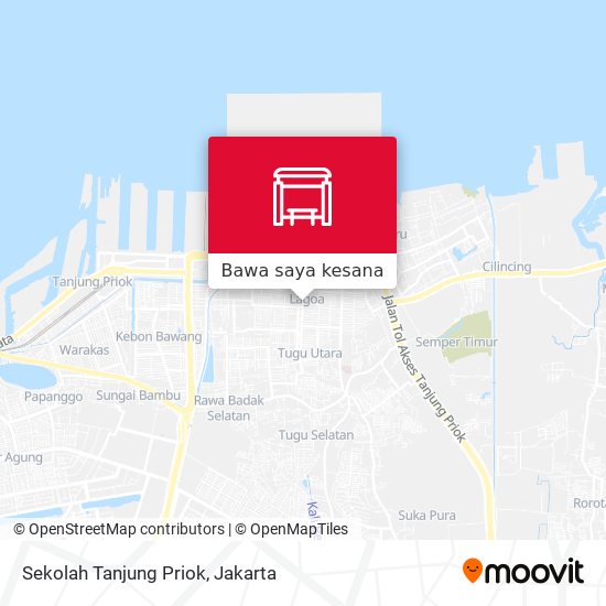 Peta Sekolah Tanjung Priok
