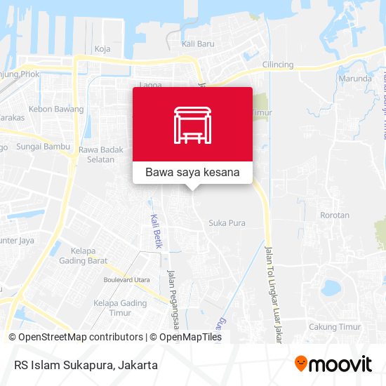 Peta RS Islam Sukapura