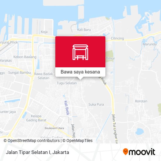 Peta Jalan Tipar Selatan I