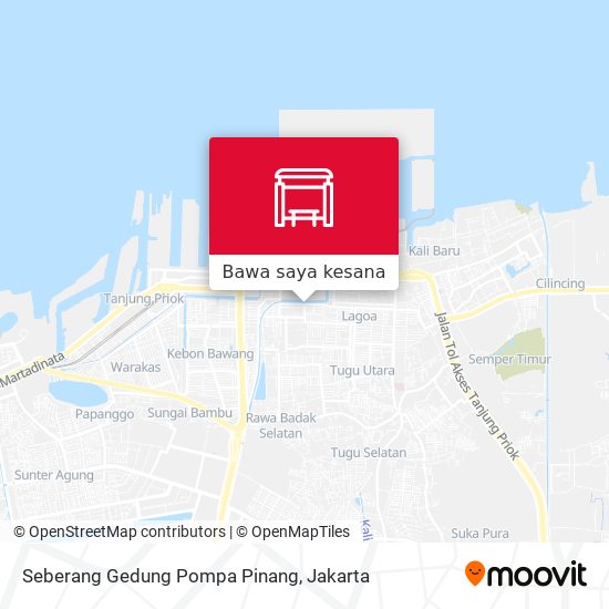 Peta Seberang Gedung Pompa Pinang