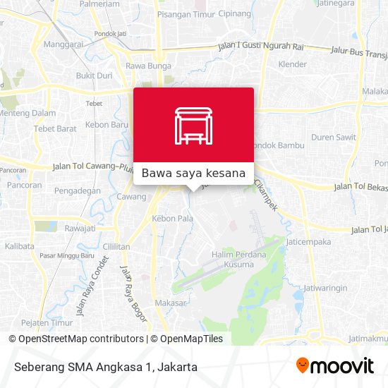 Peta Seberang SMA Angkasa 1