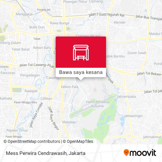 Peta Mess Perwira Cendrawasih