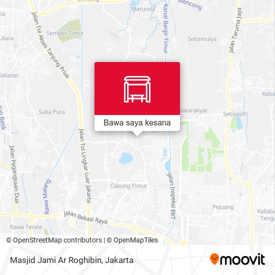 Peta Masjid Jami Ar Roghibin
