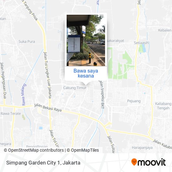 Peta Simpang Garden City 1