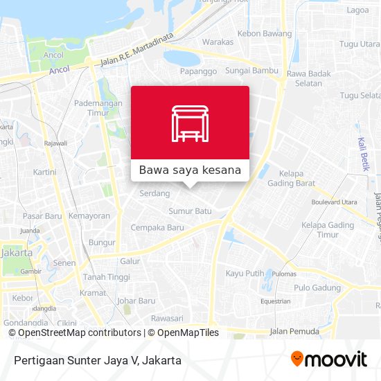 Peta Pertigaan Sunter Jaya V