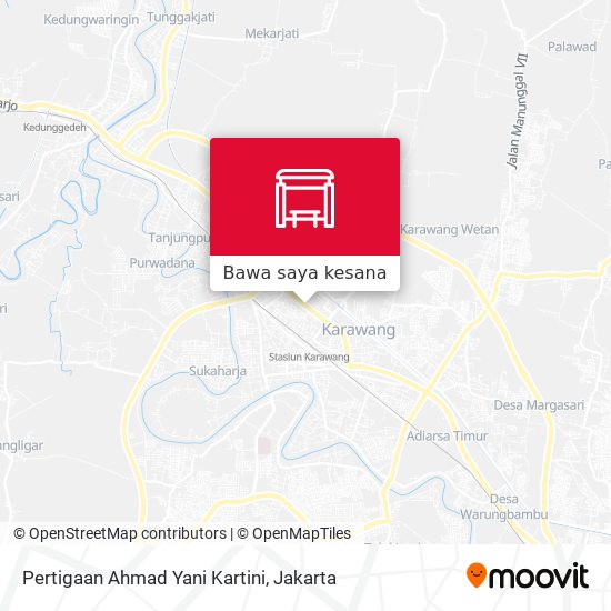 Peta Pertigaan Ahmad Yani Kartini