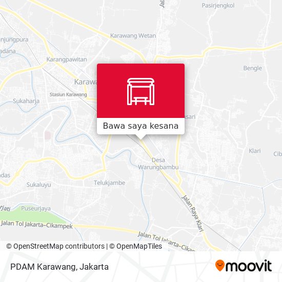 Peta PDAM Karawang