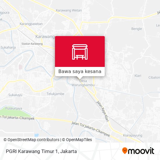 Peta PGRI Karawang Timur 1