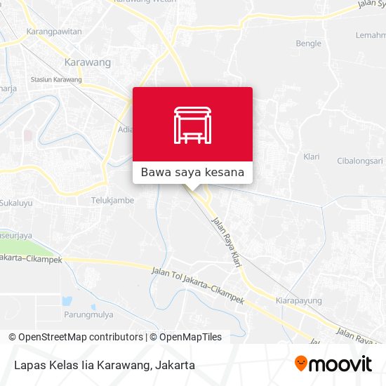 Peta Lapas Kelas Iia Karawang