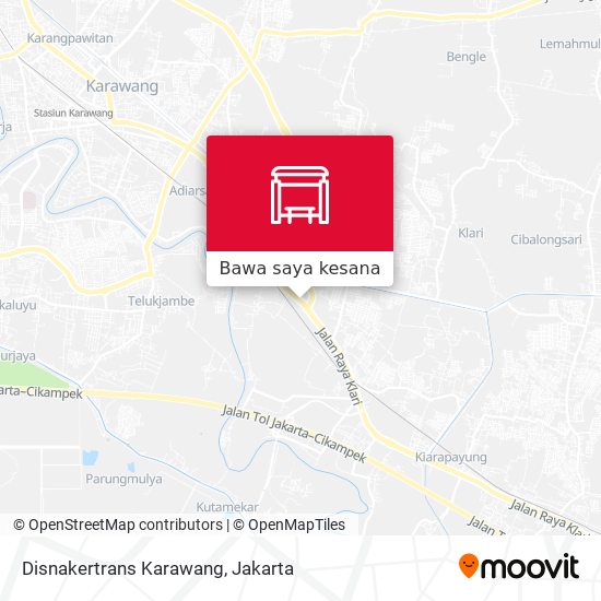 Peta Disnakertrans Karawang