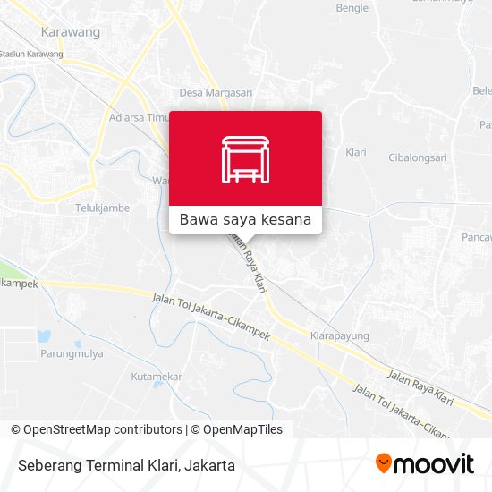 Peta Seberang Terminal Klari
