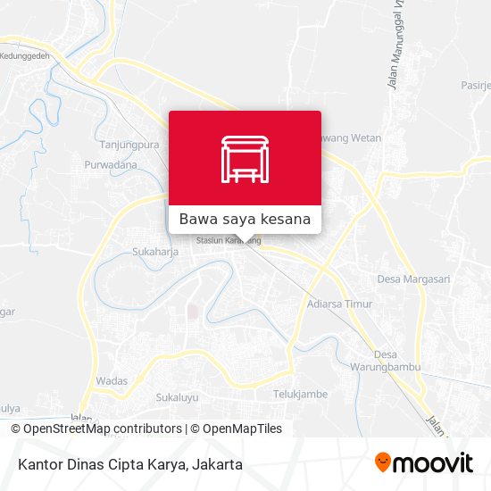 Peta Kantor Dinas Cipta Karya