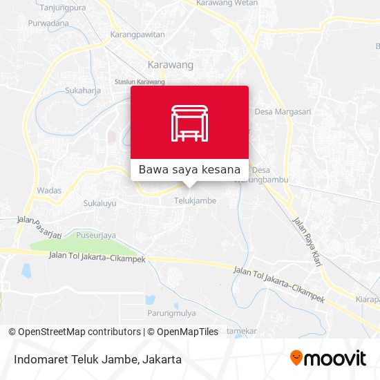 Peta Indomaret Teluk Jambe