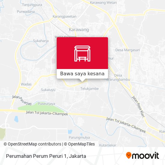 Peta Perumahan Perum Peruri 1