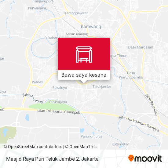 Peta Masjid Raya Puri Teluk Jambe 2