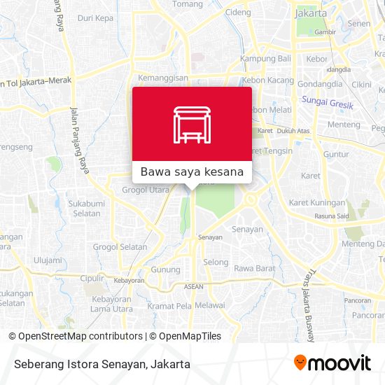 Peta Seberang Istora Senayan
