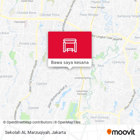 Peta Sekolah AL Marzuqiyah