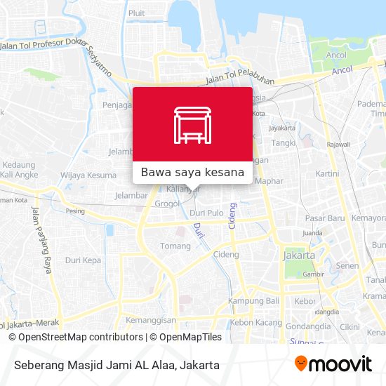 Peta Seberang Masjid Jami AL Alaa
