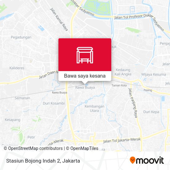 Peta Stasiun Bojong Indah 2