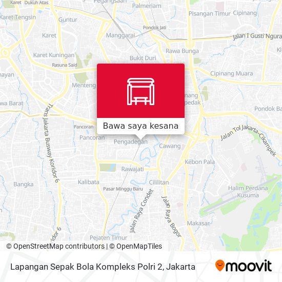 Peta Lapangan Sepak Bola Kompleks Polri 2
