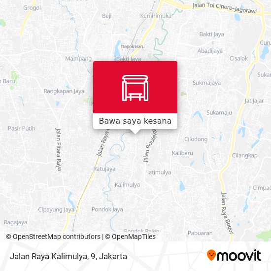 Peta Jalan Raya Kalimulya, 9