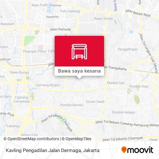 Peta Kavling Pengadilan Jalan Dermaga