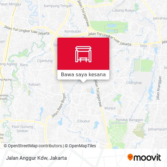 Peta Jalan Anggur Kdw