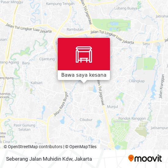 Peta Seberang Jalan Muhidin Kdw