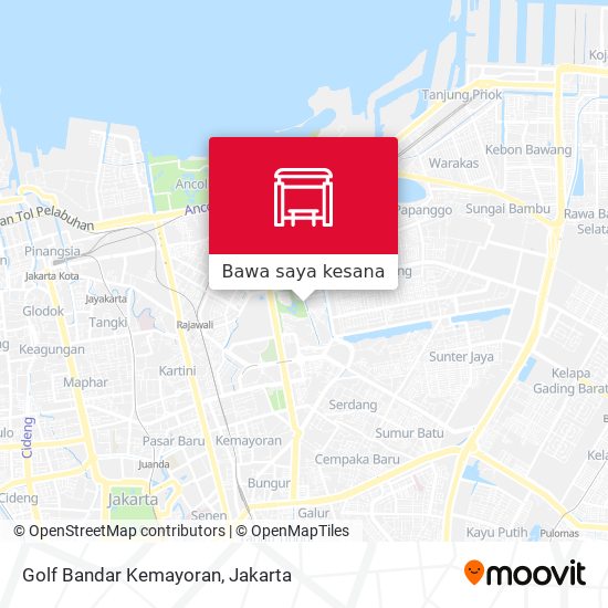 Peta Golf Bandar Kemayoran