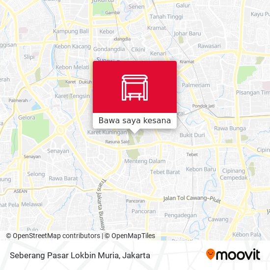 Peta Seberang Pasar Lokbin Muria