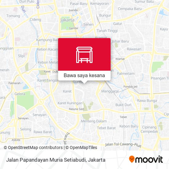 Peta Jalan Papandayan Muria Setiabudi
