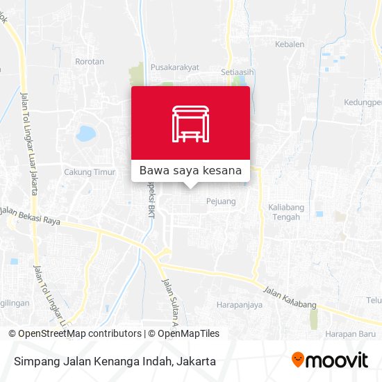 Peta Simpang Jalan Kenanga Indah